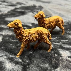2 - 7.5 Inch Scale Brown Sheep by Fontanini